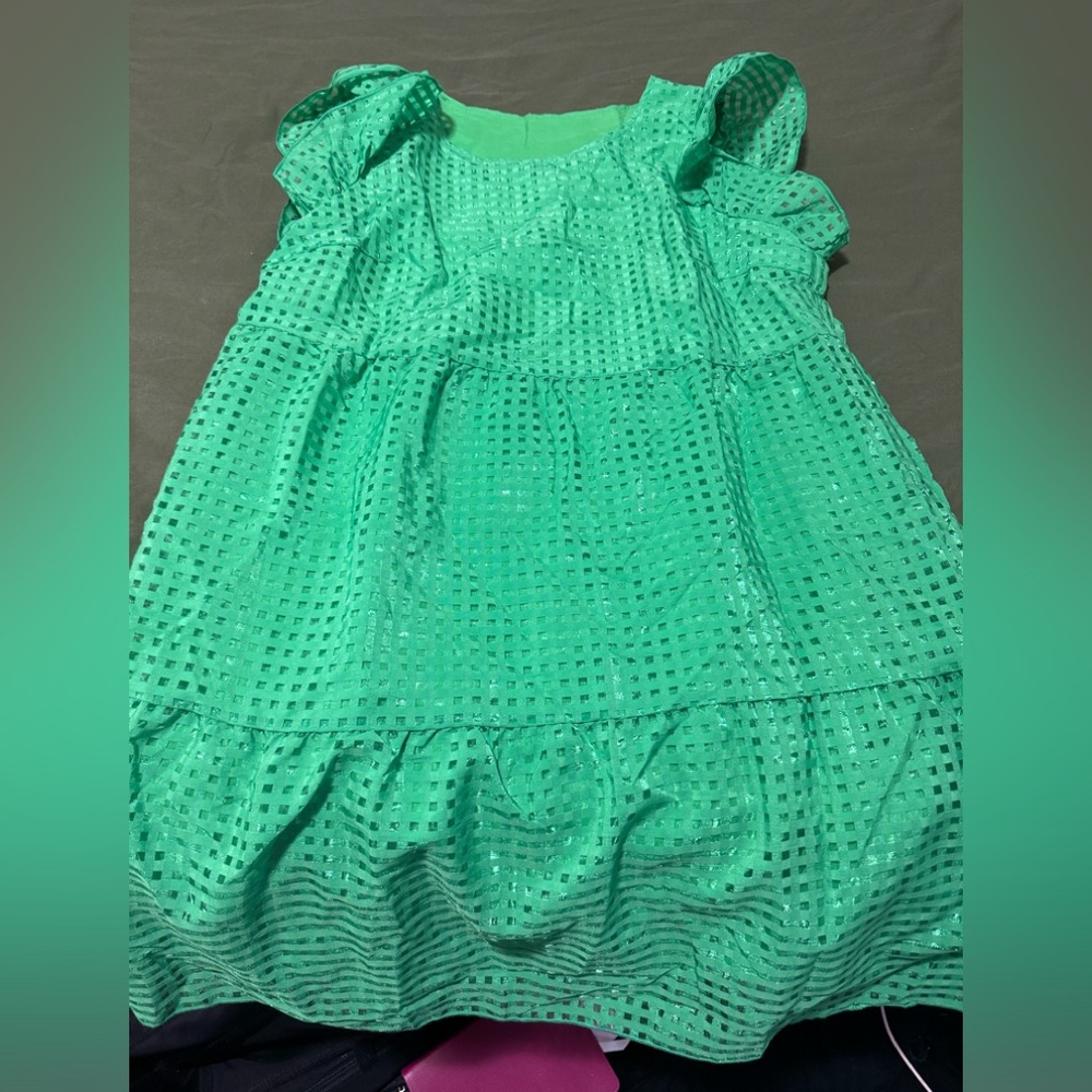 Women’s green dress